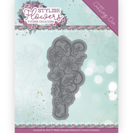 YCD10266 Snij- en embosmal - Stylisch Flowers - Yvonne Creations