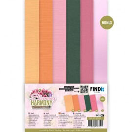 BB-4K-10034 Linen Cardstock Pack - Berries Beauties - Blooming Harmony - 4K