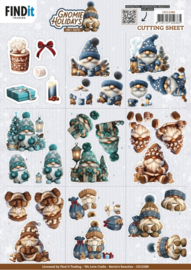 CD12380 3D Cutting Sheet - Berries Beauties - Gnomie Holidays - Mini
