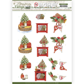 SB10590 Stansvel A4 - Christmas Cottage- Jeanine's Art