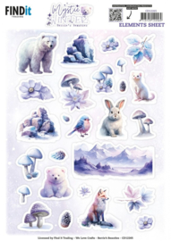 CD12265 Small Elements - Berries Beauties - Mystic Winter