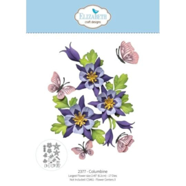 2377 Elizabeth Craft Design - Bloom Wildly - Dies - Columbine