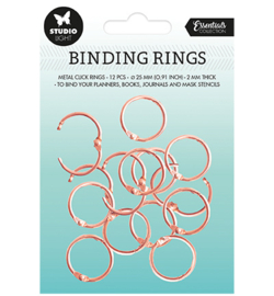 SL-ES-RING04 - Binding click rings Rose Essentials nr.04