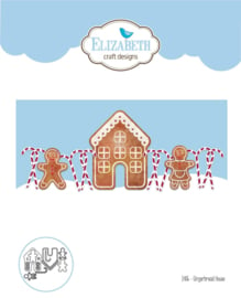 1406 Snijmal Gingerbread House - Elizabeth Craft