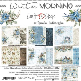 Craft O Clock Paper Pack 20x20 cm Winter Morning