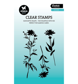 SL-ES-STAMP743 - Flowers Essentials nr.743