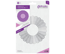 Gemini Scalloped Edge Circle Papercraft Die (GEM-MD-ELE-SCCI)