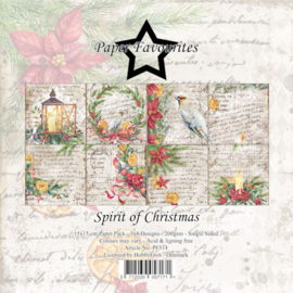 PF514 Paper Favourites 15x15 cm Spirit of Christmas