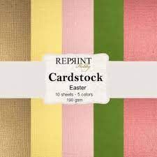 Reprint - Easter - Cardstock 12x12 Inch  - PAKKETPOST!