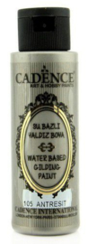 105 Cadence - Gilding Metallic acrylverf - Antraciet Zilver - PAKKETPOST!!!