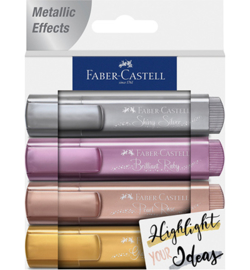 154623 Tekstmarkers Metallic  - Faber Castell