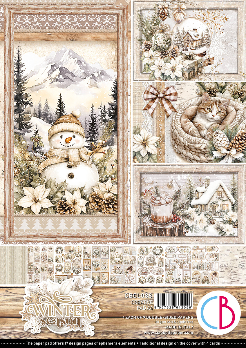 Winter Season A4 Creative Pad (9pcs) (CBCL088)