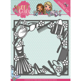 YCD10119 Snij- en embosmal - Sweet Girls - Yvonne Creations