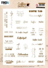 CDESENTNL10004 Card Deco - Sentiments - NL - Coffee Moments
