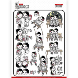 CD11465 3D vel A4 - Pierrot - Yvonne Creations