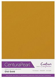 Old Gold - Glanskarton A4 310 grams - 10 vel - Centura Pearl