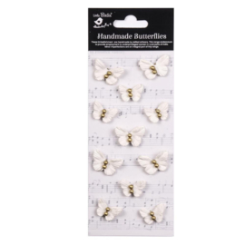 CR94350 Little Birdie Pearl Butterflies 11 stuks