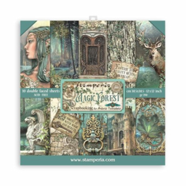 Magic Forest 12x12 Inch Paper Pack (SBBL130) - PAKKETPOST!