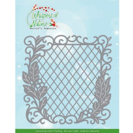 BBD10092 Dies - Berries Beauties - Whispers of Nature - Feather Frame