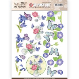 SB10217 Stansvel A4 - Classic Butterflies and Flowers - Jenine's Art