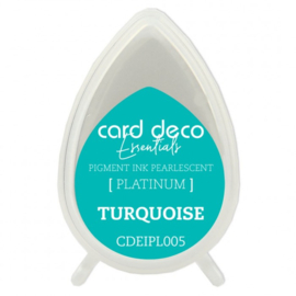 CDEIPL005 Card Deco Essentials Pigment Ink Pearlescent Turquoise
