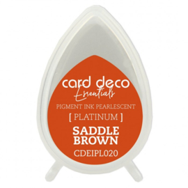 CDEIPL020 Card Deco Essentials Pigment Ink Pearlescent Saddle Brown