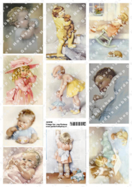 GH3036 Vintage vel - Geboorte/Baby - Gerda's Hobbyshop