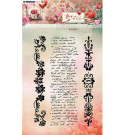 SL-LL-STAMP777 - Borders Love of my life nr.777