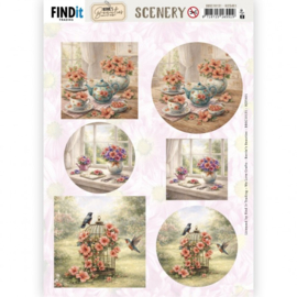 BBSC10131 - HJ25401 Scenery Push out - Berries Beauties - Blooming Harmony