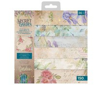 Crafter's Companion Secret Garden Collection 8x8 Inch Vellum Pad (NG-SG-VELPAD)