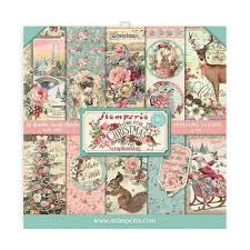 Pink Christmas 8x8 Inch Paper Pack (SBBS16)
