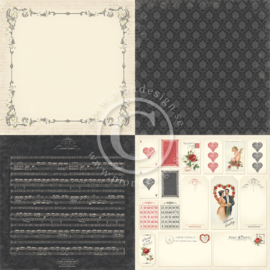 PD6903 Scrappapier - To My Valentine - Pion Design