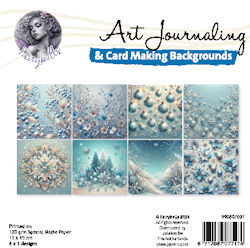 Art Journaling & Card Making Backgrounds Set 1 - 15x15cm