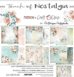 Craft O' Clock - Touch of Nostalgia - Paperpad 30.5x30.5 cm - PAKKETPOST!