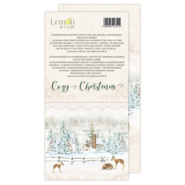 Lemoncraft - Paperpad - Elements For Fussy Cutting - 15.2 x 30.5 cm - Cozy Christmas