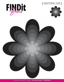 FITBND008 Find It Basics - Nesting Dies - Petal Flower