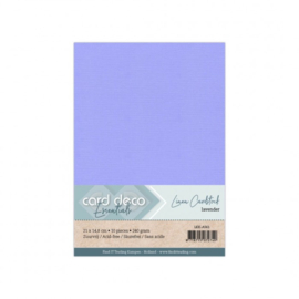 LKK-A561 Lavender A5 Linen Cardstock
