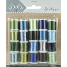 CDEGK002 Card Deco Essentials - Embroidery yarn mix 02