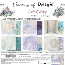 CC-C85-FOD-08 Basic Paper Pack 20x20 cm Flowers of Delight