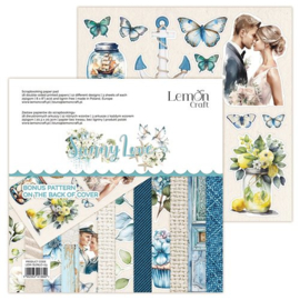 Paper Pad Sunny Love 20,5x20,5cm, 250 gsm - plaatjes - Lemon Craft