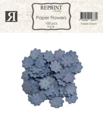 FL018 Reprint - Paper Flowers - Purple Dawn