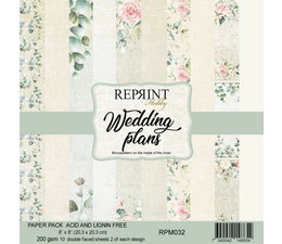 Reprint Wedding Plans 8x8 Inch Paper Pack (RPM032)