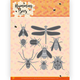 JAD10127 Snij- en embosmal  - Humming Bees - Jeanines Art