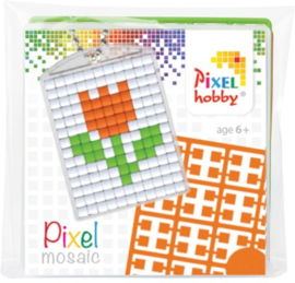 Sleutelhanger setje compleet - Tulp  -  Pixel Hobby