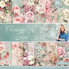 Christmas Rose 12x12 Inch Paper Pad (S-CR-PAD12) - PAKKETPOST!!