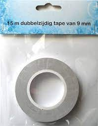 Dubbelzijdig tape 9mm - Nellie Snellen