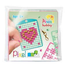 23123 Sleutelhanger setje compleet - Hartje - Pixel Hobby
