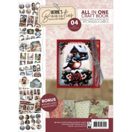 BBCB10004 Berries Beauties All in one Craft Boek 4 - Red Christmas