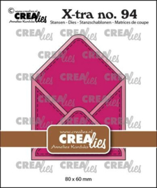 CLXtra94 Crealies - X-tra- Open Envelop - No.94