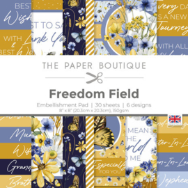 Freedom Field 8x8 Inch Embellishments Pad PB2013